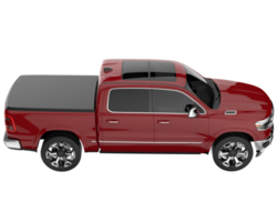 Pickup truck isolated on transparent background. 3d rendering - illustration png