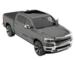 Pickup truck isolated on transparent background. 3d rendering - illustration png