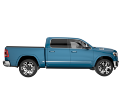 Pickup truck isolated on transparent background. 3d rendering - illustration png