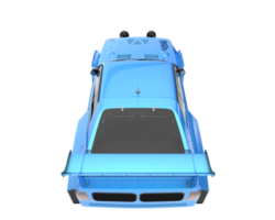 Rennwagen isoliert auf transparentem Hintergrund. 3D-Rendering - Abbildung png