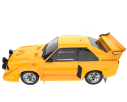 Race car isolated on transparent background. 3d rendering - illustration png