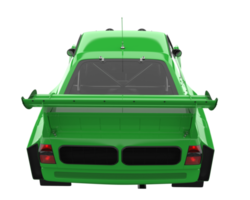 lopp bil isolerat på transparent bakgrund. 3d tolkning - illustration png