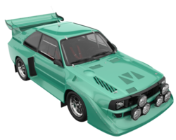 Race car isolated on transparent background. 3d rendering - illustration png