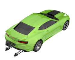 carro de corrida isolado em fundo transparente. renderização 3D - ilustração png