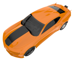 Race car isolated on transparent background. 3d rendering - illustration png