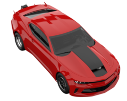 Race car isolated on transparent background. 3d rendering - illustration png