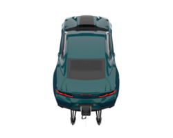 voiture de course isolée sur fond transparent. rendu 3d - illustration png