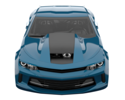 voiture de course isolée sur fond transparent. rendu 3d - illustration png