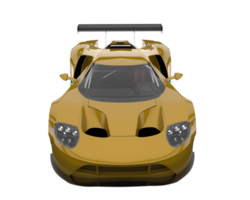 Race car isolated on transparent background. 3d rendering - illustration png