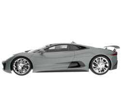 Rennwagen isoliert auf transparentem Hintergrund. 3D-Rendering - Abbildung png