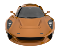 Race car isolated on transparent background. 3d rendering - illustration png