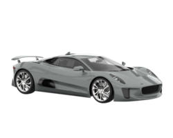 Race car isolated on transparent background. 3d rendering - illustration png