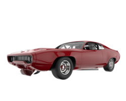 Race car isolated on transparent background. 3d rendering - illustration png