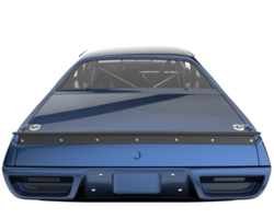 carro de corrida isolado em fundo transparente. renderização 3D - ilustração png