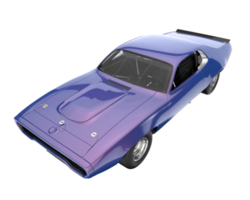 carro de corrida isolado em fundo transparente. renderização 3D - ilustração png