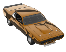 Race car isolated on transparent background. 3d rendering - illustration png