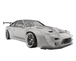 carro de corrida isolado em fundo transparente. renderização 3D - ilustração png