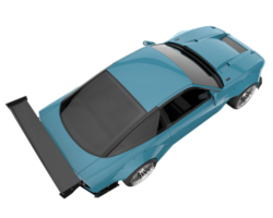 carro de corrida isolado em fundo transparente. renderização 3D - ilustração png