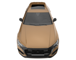 suv réaliste isolé sur fond transparent. rendu 3d - illustration png