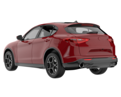 Realistic SUV isolated on transparent background. 3d rendering - illustration png