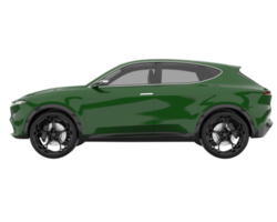Realistic SUV isolated on transparent background. 3d rendering - illustration png