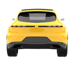 Realistic SUV isolated on transparent background. 3d rendering - illustration png