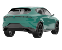Realistic SUV isolated on transparent background. 3d rendering - illustration png