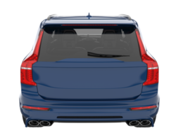 Realistic SUV isolated on transparent background. 3d rendering - illustration png