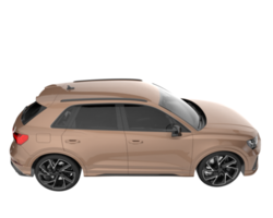 realistischer suv isoliert auf transparentem hintergrund. 3D-Rendering - Abbildung png