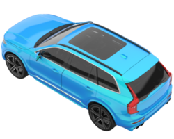 realistisch suv geïsoleerd Aan transparant achtergrond. 3d renderen - illustratie png