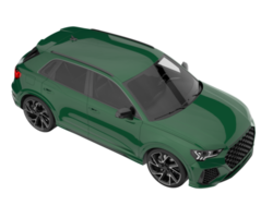 Realistic SUV isolated on transparent background. 3d rendering - illustration png