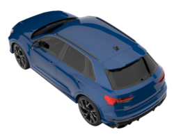 Realistic SUV isolated on transparent background. 3d rendering - illustration png