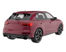 Realistic SUV isolated on transparent background. 3d rendering - illustration png