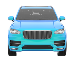 Realistic SUV isolated on transparent background. 3d rendering - illustration png