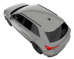 realistisk sUV isolerat på transparent bakgrund. 3d tolkning - illustration png