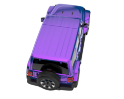 Realistic SUV isolated on transparent background. 3d rendering - illustration png