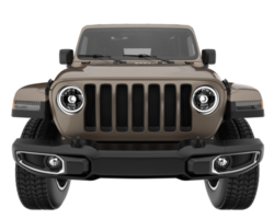 Realistic SUV isolated on transparent background. 3d rendering - illustration png