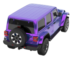 suv réaliste isolé sur fond transparent. rendu 3d - illustration png