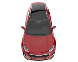 realistico suv isolato su trasparente sfondo. 3d interpretazione - illustrazione png