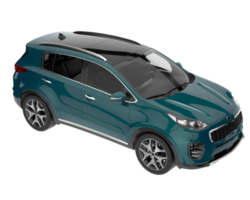 realistisk sUV isolerat på transparent bakgrund. 3d tolkning - illustration png