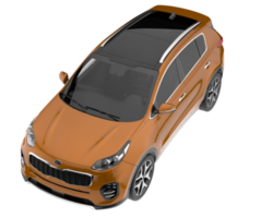 realistico suv isolato su trasparente sfondo. 3d interpretazione - illustrazione png