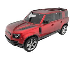 realistico suv isolato su trasparente sfondo. 3d interpretazione - illustrazione png