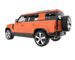 suv realista isolado em fundo transparente. renderização 3D - ilustração png