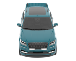 Realistic SUV isolated on transparent background. 3d rendering - illustration png