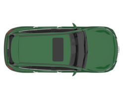 Realistic SUV isolated on transparent background. 3d rendering - illustration png