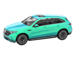 Realistic SUV isolated on transparent background. 3d rendering - illustration png