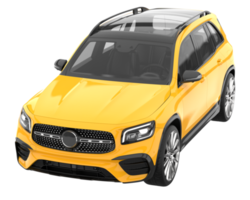 Realistic SUV isolated on transparent background. 3d rendering - illustration png
