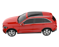 realistisk sUV isolerat på transparent bakgrund. 3d tolkning - illustration png