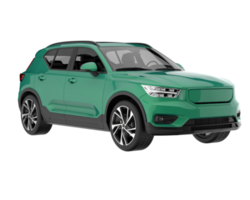 suv realista isolado em fundo transparente. renderização 3D - ilustração png