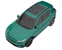 Realistic SUV isolated on transparent background. 3d rendering - illustration png